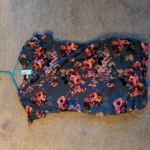 Full Moon Maternity Floral Shirt